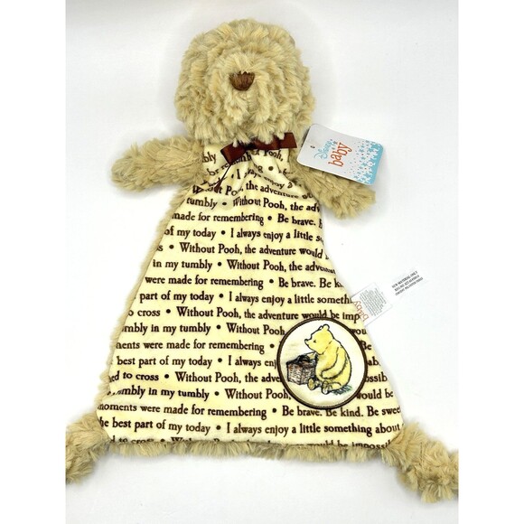 DISNEY BABY Lovey WINNIE THE POOH Security Blanket Lovey Knots Kids Preferred - Picture 2 of 14